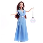 Кукла-модель шарнирная «Снежная принцесса», с аксессуаром, голубое платье, уценка - Фото 2