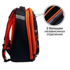 Рюкзак каркасный школьный, 37 х 28 х 19 см, Calligrata К "Джип" - фото 24301750