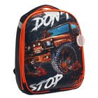 Рюкзак каркасный школьный, 37 х 28 х 19 см, Calligrata К "Джип" - фото 24301753