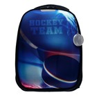 Рюкзак каркасный школьный, 37 х 28 х 19 см, Calligrata К "Хоккей" - Фото 9