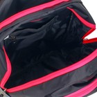 Рюкзак молодёжный, 44 х 30 х 17 см, эргономичная спинка, Calligrata К "Волны", чёрный/розовый 7546937