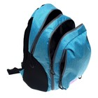 Рюкзак молодёжный, 44 х 28 х 18 см, эргономичная спинка, Calligrata "Тейди", мятный - фото 24578849