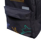 Рюкзак молодёжный, 38 х 28 х 19 см, эргономичная спинка, Calligrata Э "Жесты" - Фото 16