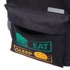 Рюкзак молодёжный, 38×28×19 см, эргономичная спинка, Calligrata Э «Значки» - Фото 16