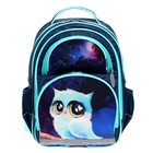 Рюкзак школьный, 36 х 23 х 13 см, эргономичная спинка, Calligrata П "Совушка" - фото 24184455