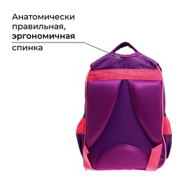 Рюкзак школьный, 37×26×13 см, эргономичная спинка, Calligrata ОРТ «Мопсик»