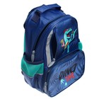 Рюкзак школьный, 37 х 26 х 13 см, эргономичная спинка, Calligrata ОРТ "Дино" 7547032