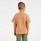 Футболка детская MINAKU:Basic line kids, песочная, рост 122 см - Фото 6