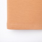 Футболка детская MINAKU:Basic line kids, песочная, рост 128 см 7452199