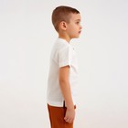 Рубашка для мальчика MINAKU: Cotton Collection, белая, рост 116 см - Фото 7