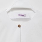 Рубашка для мальчика MINAKU: Cotton Collection, белая, рост 116 см - Фото 10
