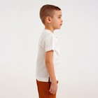 Рубашка для мальчика MINAKU: Cotton Collection цвет белый, рост 122 - Фото 4