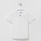 Рубашка для мальчика MINAKU: Cotton Collection цвет белый, рост 122 - Фото 6
