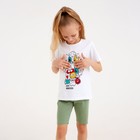 Футболка детская MINAKU "Monsters" цвет белый, рост 116 7561036