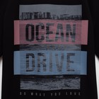 Футболка мужская MINAKU "Ocean" цвет черный, р-р 48 7561073