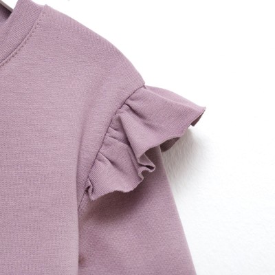 Комплект для девочки (джемпер, брюки) MINAKU: Casual Collection, фиолетовый, рост 110 см