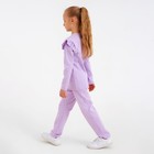 Комплект детский (джемпер, брюки) MINAKU: Casual Collection, цвет сирень, рост 128 см - Фото 7
