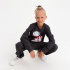 Комплект детский (свитшот, брюки) MINAKU: Casual Collection, антрацит, рост 122 см - Фото 5