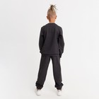 Комплект детский (свитшот, брюки) MINAKU: Casual Collection, антрацит, рост 128 см - Фото 3