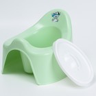 Горшок детский с крышкой Mommy love, зеленый - Фото 3