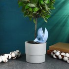 Ороситель для комнатных и садовых растений "Кит" Кунгурская керамика, 0.2 л, 19 см, синий - фото 7434264
