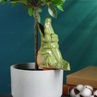 Ороситель для комнатных и садовых цветов "Крокодил" Кунгурская керамика, 0.2л, 19см, зелёный - Фото 5