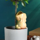Ороситель для домашних растений и сада "Лягушка" Кунгурская керамика, 0.1л, 16см, зелёный - фото 6562091