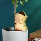Ороситель для домашних растений и сада "Лягушка" Кунгурская керамика, 0.1л, 16см, зелёный - фото 6562093