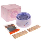 Набор для депиляции Luazon Воскоплав баночный, 100 Вт, воск, шпатель - Фото 2