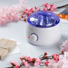 Набор для депиляции Luazon Воскоплав баночный, 100 Вт, воск, шпатель - Фото 1