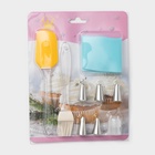 Набор кондитерский «Айс», 9 предметов: лопатка, кисть, адаптер, мешок 30×15 см, насадки 5 шт - Фото 11