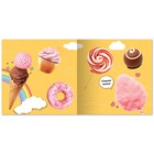 Книга с многоразовыми наклейками «Милашки из вкусняшки», 12 стр., с маркером, 20 глазок - Фото 3