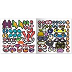 Книга с многоразовыми наклейками «Собери чудика», 12 стр., с маркером, 20 глазок - Фото 5