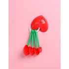 Набор мерных ложек Доляна «Лавли», 4 шт.: 2.5/5/7.4/15 мл - Фото 5