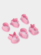 Формы для печенья Доляна «Пасхальный», набор 6 шт., 8×7×2 см, пластик, розовые - Фото 2