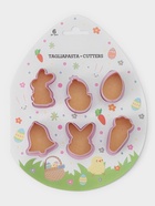 Формы для печенья Доляна «Пасхальный», набор 6 шт., 8×7×2 см, пластик, розовые - Фото 5