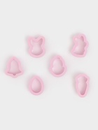 Формы для печенья Доляна «Пасхальный», набор 6 шт., 8×7×2 см, пластик, розовые - Фото 6