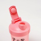 Шейкер спортивный «Женщина с гантелями», 400 мл - Фото 3