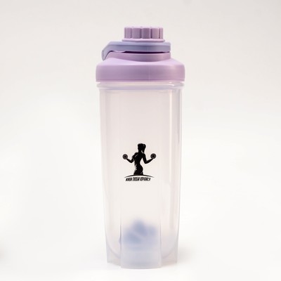 Шейкер спортивный «Живи, люби, качайся», 700 мл