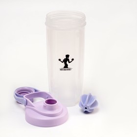 Шейкер спортивный «Живи, люби, качайся», 700 мл