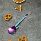 Ложка десертная из нержавеющей стали Magistro «Гитара», длина 12 см, цвет хамелеон - Фото 5