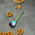 Ложка десертная из нержавеющей стали Magistro «Гитара», длина 12 см, цвет хамелеон - Фото 6