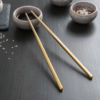 Палочки для суши Bacchette, длина 21 см, цвет золотой - фото 7405183
