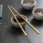 Палочки для суши Bacchette, длина 21 см, цвет золотой - Фото 2