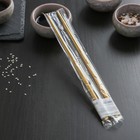 Палочки для суши Bacchette, длина 21 см, цвет золотой - Фото 4