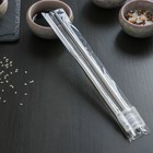Палочки для суши Bacchette, длина 21 см, цвет серебряный - фото 10015639