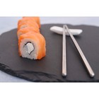 Палочки для суши Bacchette, длина 21 см, цвет серебряный - Фото 5