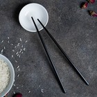 Палочки для суши Bacchette, длина 21 см, чёрная - Фото 5