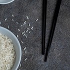 Палочки для суши Bacchette, длина 21 см, чёрная - Фото 6