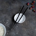 Палочки для суши Bacchette, длина 21 см, чёрная - Фото 7